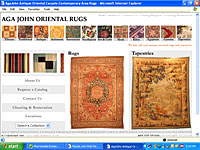over 200 oriental carpets displayed