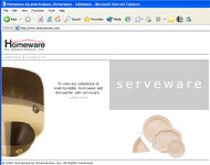Homewrae Americaware 20 collection of serveware displayed, clean and functional